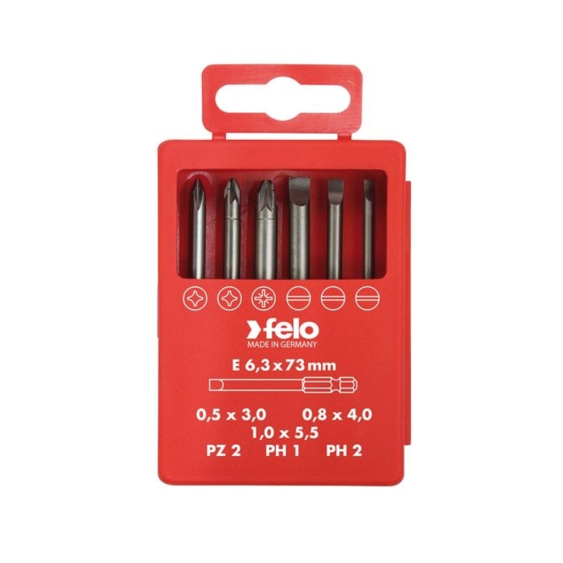 Комплект битове за електротехници 6 броя - Felo Profi FL3092716