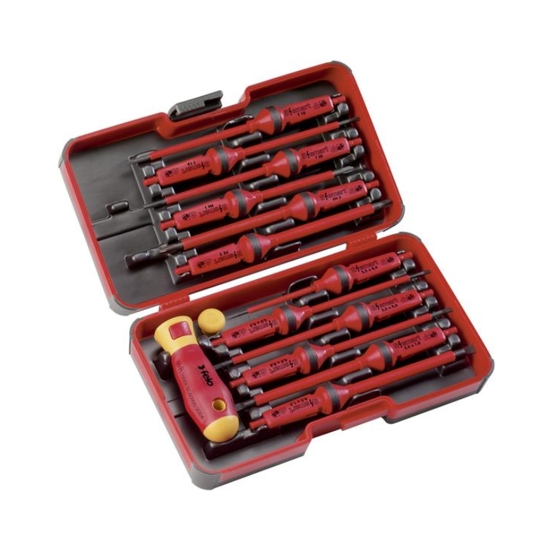 Комплект отвертки 1000V 14 броя - Felo E-Smart FL6391306
