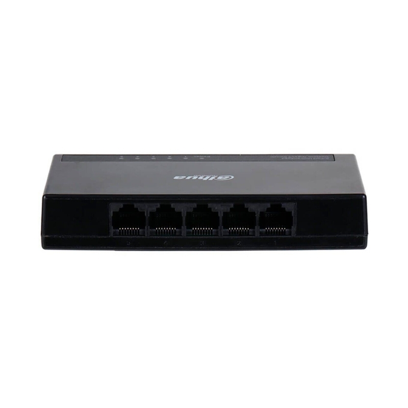 5 портов гигабитов мрежов комутатор L2 неуправляем - DAHUA PFS3005-5GT-L-V2