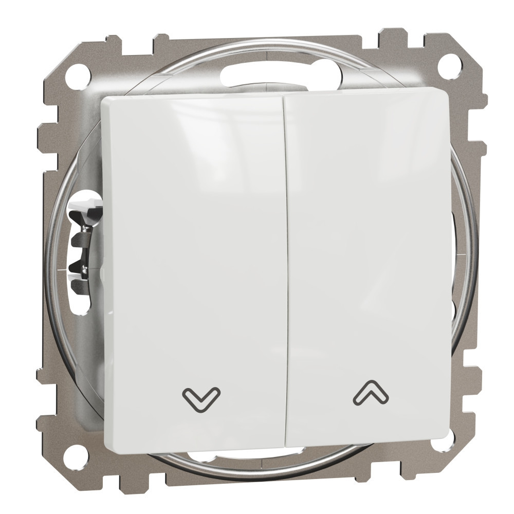 Бутон за щори 10A Бял  - SCHNEIDER ELECTRIC Sedna Design SDD111114