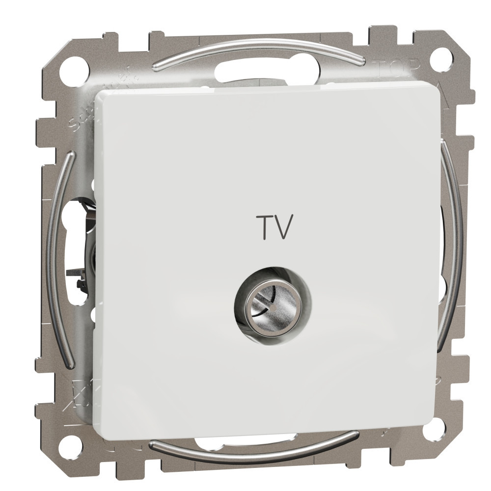 TV Розетка крайна 4dB Бял  - SCHNEIDER ELECTRIC Sedna Design SDD111471