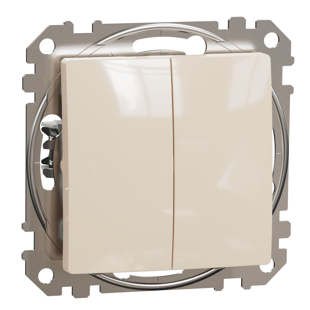 Сериен ключ 10A Крем  - SCHNEIDER ELECTRIC Sedna Design SDD112105