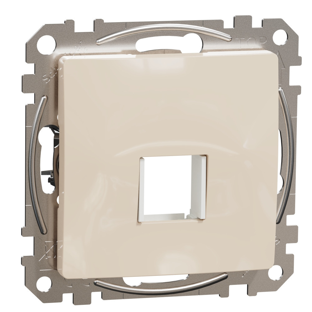 Адаптор Keystone / RJ45, RJ11, HDMI, VGA / Крем  - SCHNEIDER ELECTRIC Sedna Design SDD112421