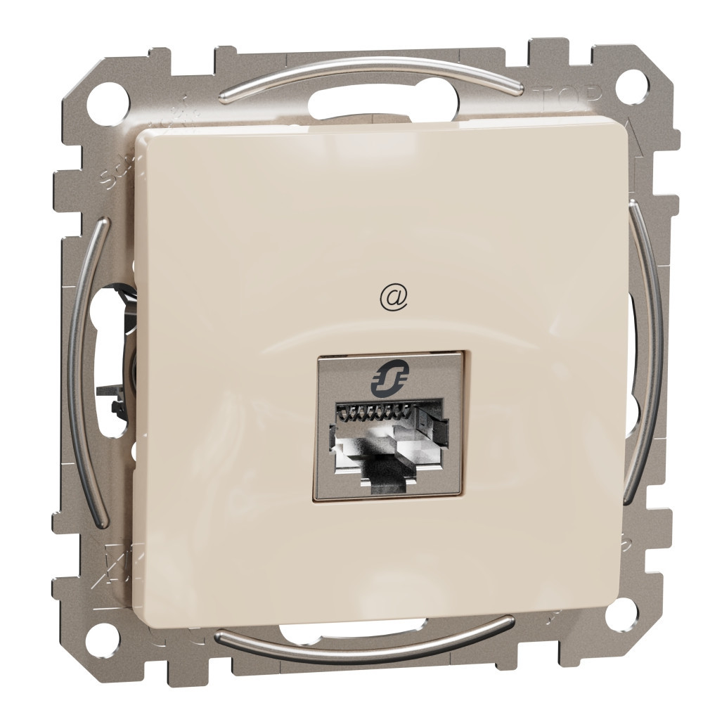 Розетка RJ45 STP cat.6 Крем  - SCHNEIDER ELECTRIC Sedna Design SDD112461S