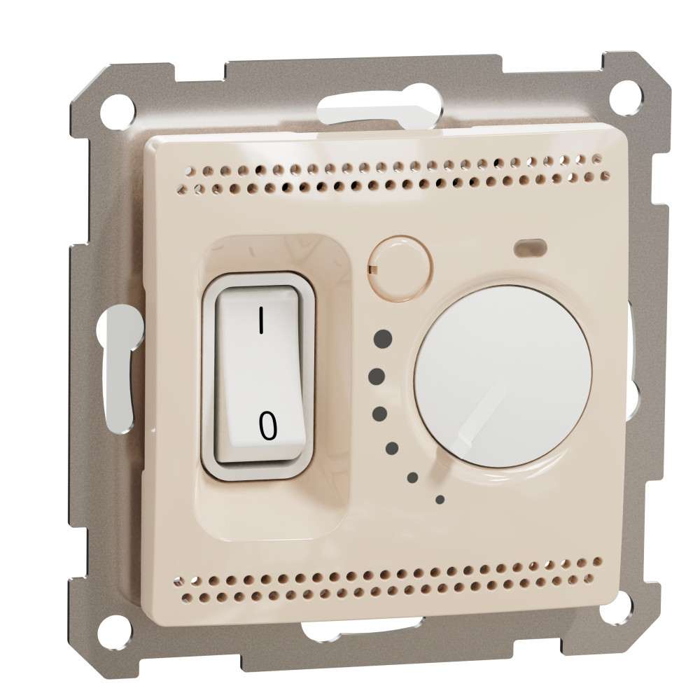Подов термостат 16A  обхват от 5 °C до 50 °C Крем  - SCHNEIDER ELECTRIC Sedna Design SDD112507