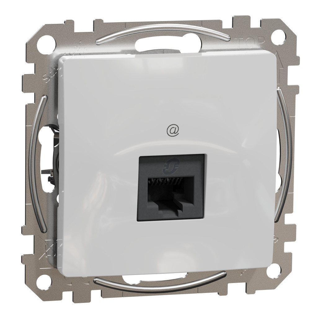 Розетка RJ45 UTP cat.5e Алуминий  - SCHNEIDER ELECTRIC Sedna Design SDD113451