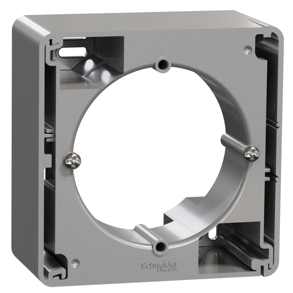 Конзола единична за открит монтаж Алуминий  - SCHNEIDER ELECTRIC Sedna Design SDD113901