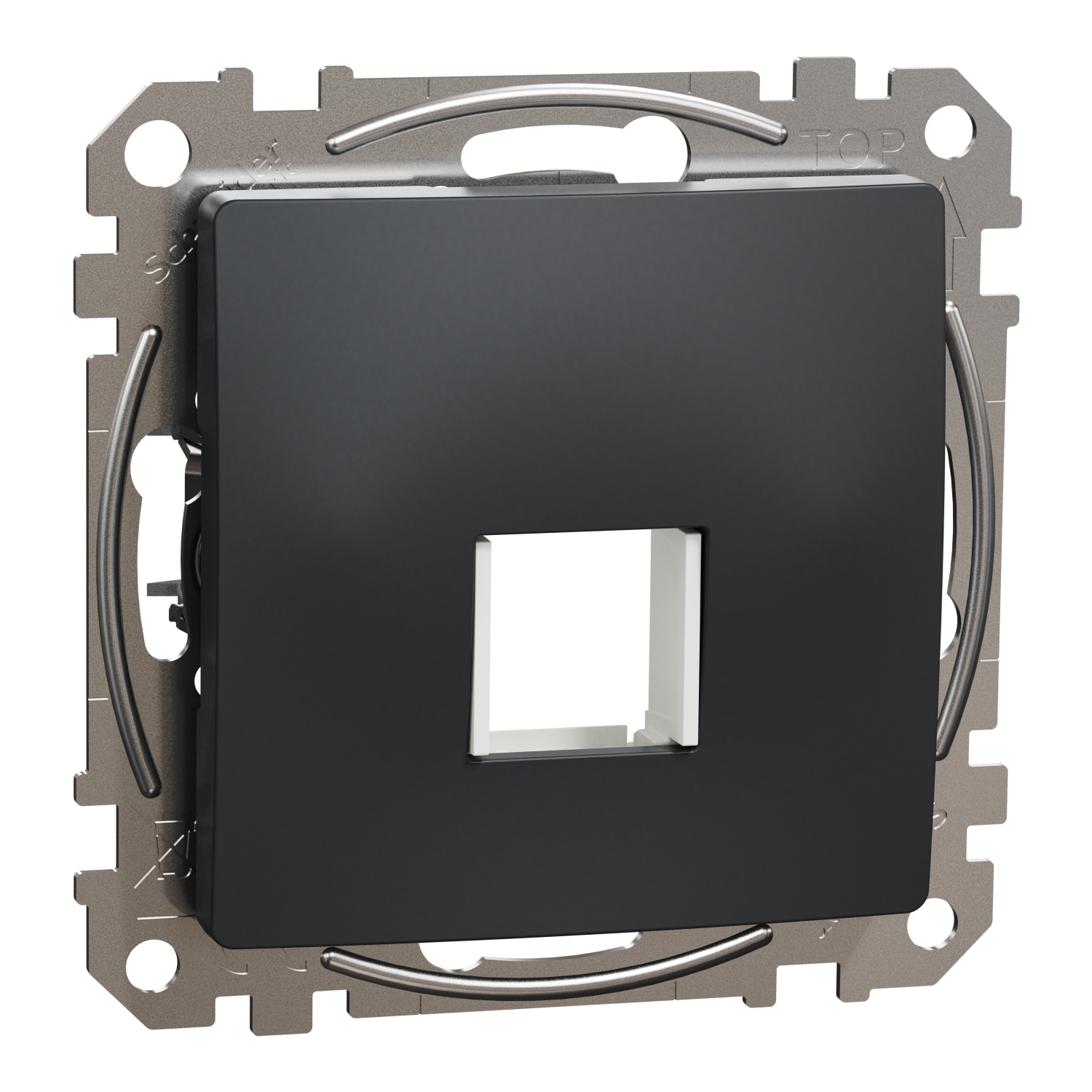 Адаптор Keystone / RJ45, RJ11, HDMI, VGA / Антрацит  - SCHNEIDER ELECTRIC Sedna Design SDD114421