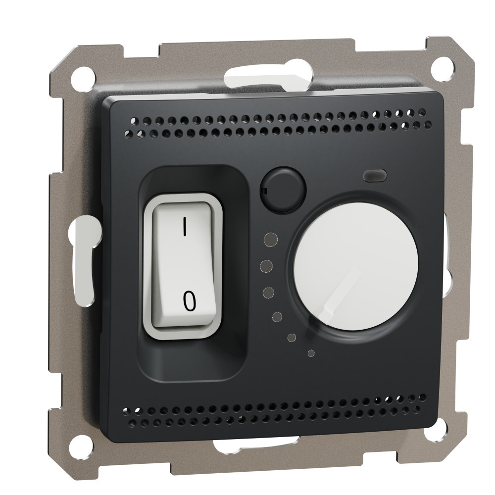 Стаен термостат 16A обхват 5 °C до 30 °C Антрацит  - SCHNEIDER ELECTRIC Sedna Design SDD114506
