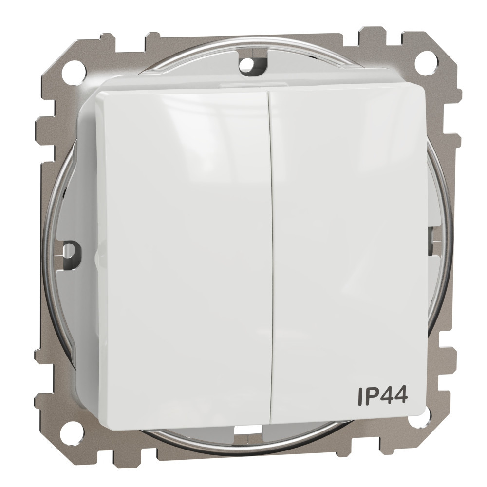 Сериен ключ 10A IP44 Бял  - SCHNEIDER ELECTRIC Sedna Design SDD211105