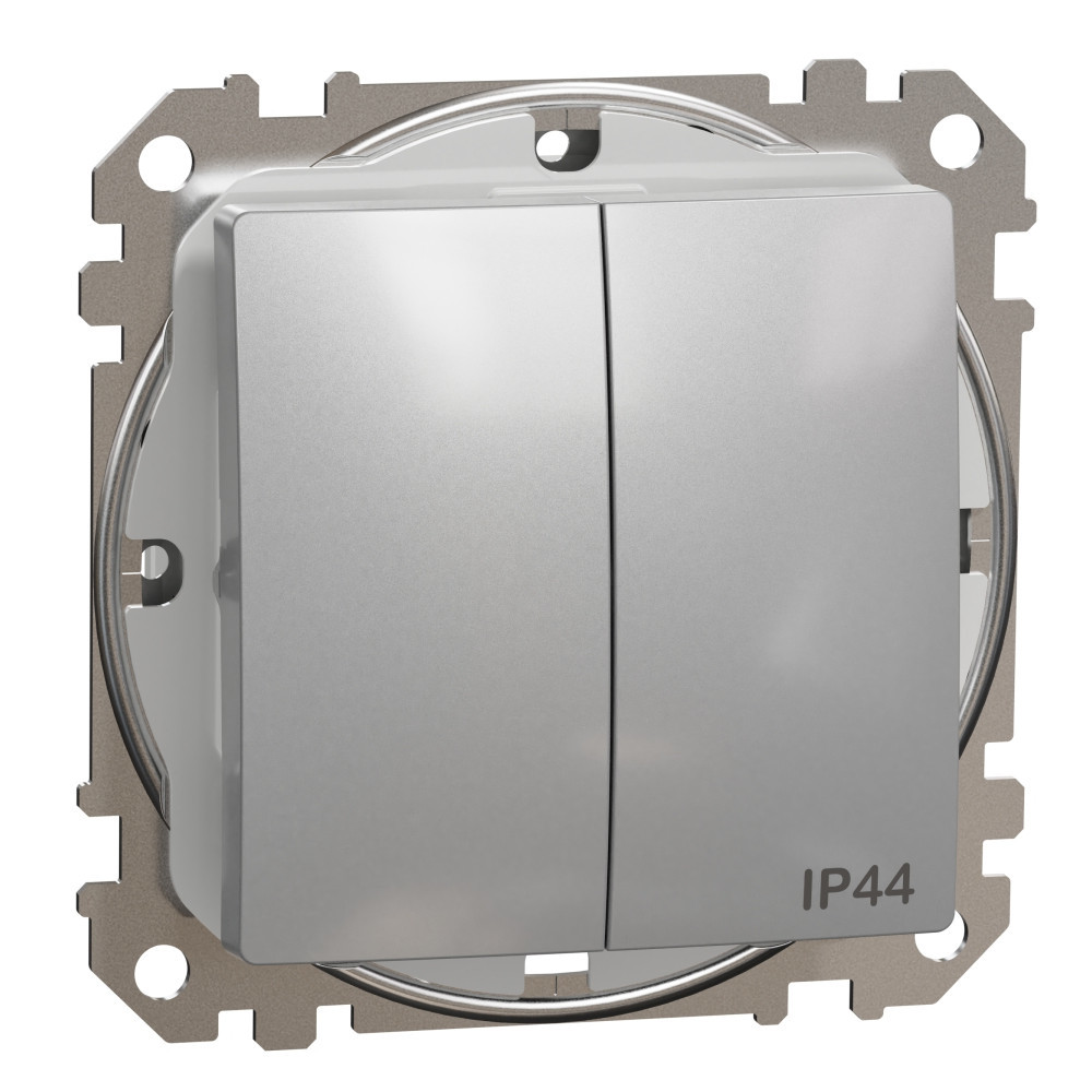 Сериен ключ 10A IP44 Алуминий  - SCHNEIDER ELECTRIC Sedna Design SDD213105