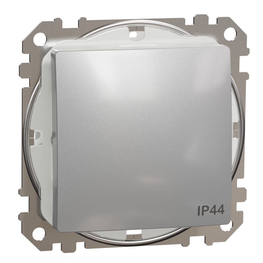 Девиаторен ключ 10A IP44 Алуминий  - SCHNEIDER ELECTRIC Sedna Design SDD213106