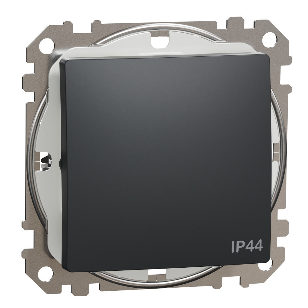 Еднополюсен ключ 10A IP44 Антрацит - SCHNEIDER ELECTRIC Sedna Design SDD214101