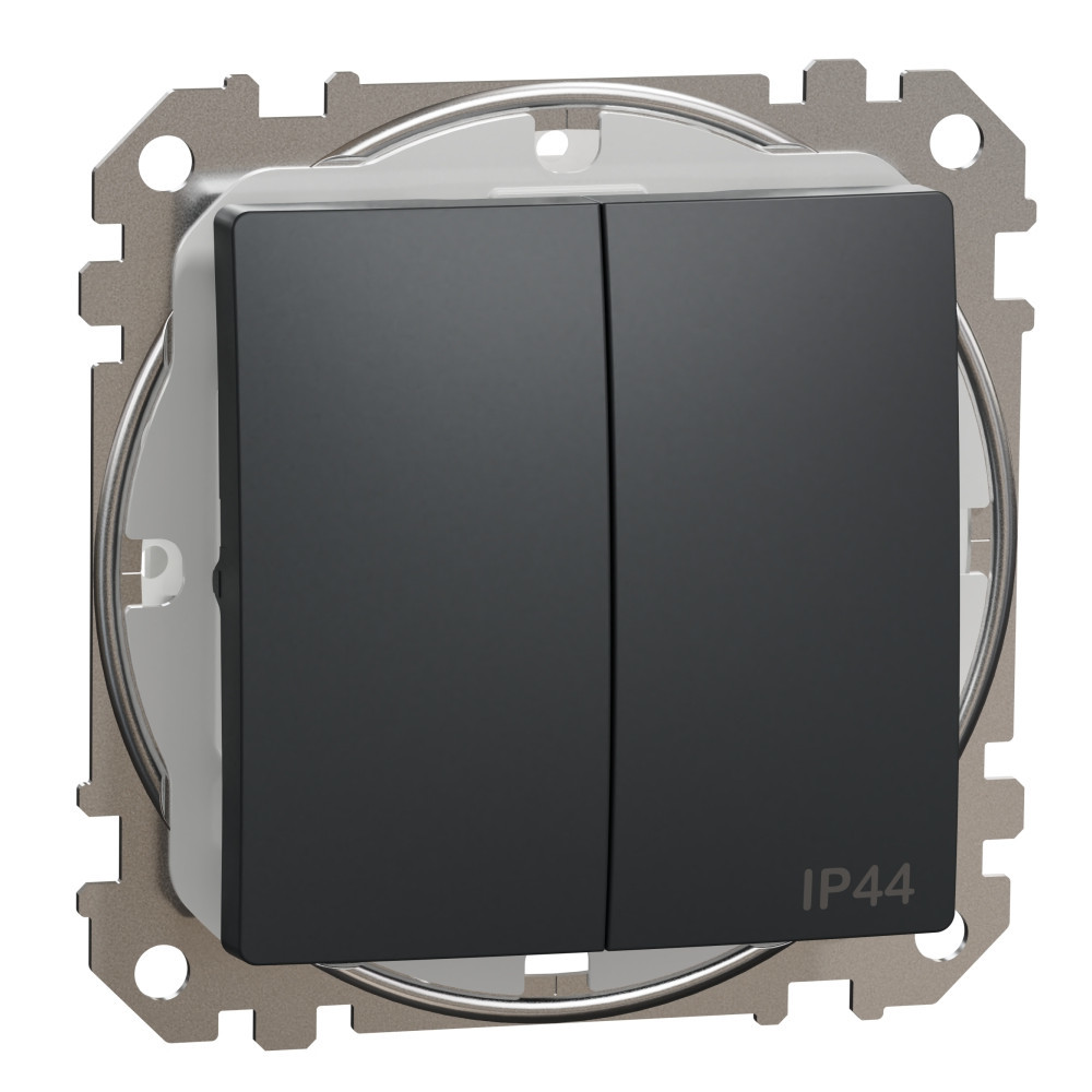 Сериен ключ 10A IP44 Антрацит - SCHNEIDER ELECTRIC Sedna Design SDD214105