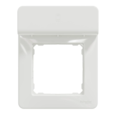 Рамка 1х с поставка за телефон Бял  - SCHNEIDER ELECTRIC Sedna Design SDD311809
