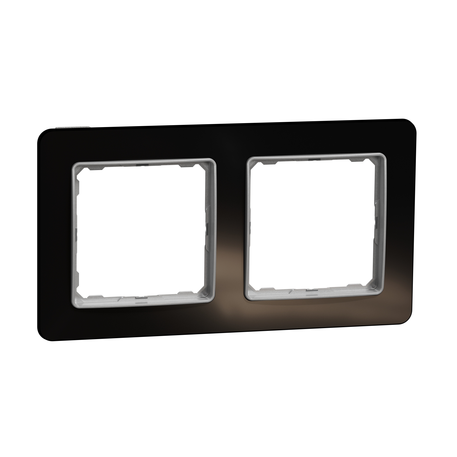 Рамка 2х Тъмно стъкло  - SCHNEIDER ELECTRIC Sedna Elements SDD361802