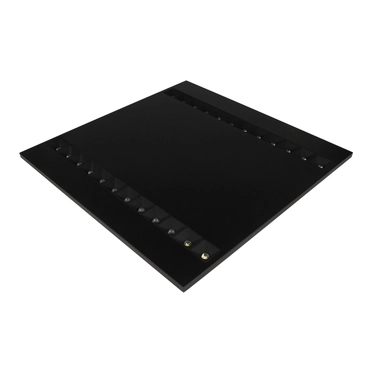 LED панел  PL Louver 600 27,5W 4000lm 4000K Ra>80 UGR<16 IP20 595x595, черен