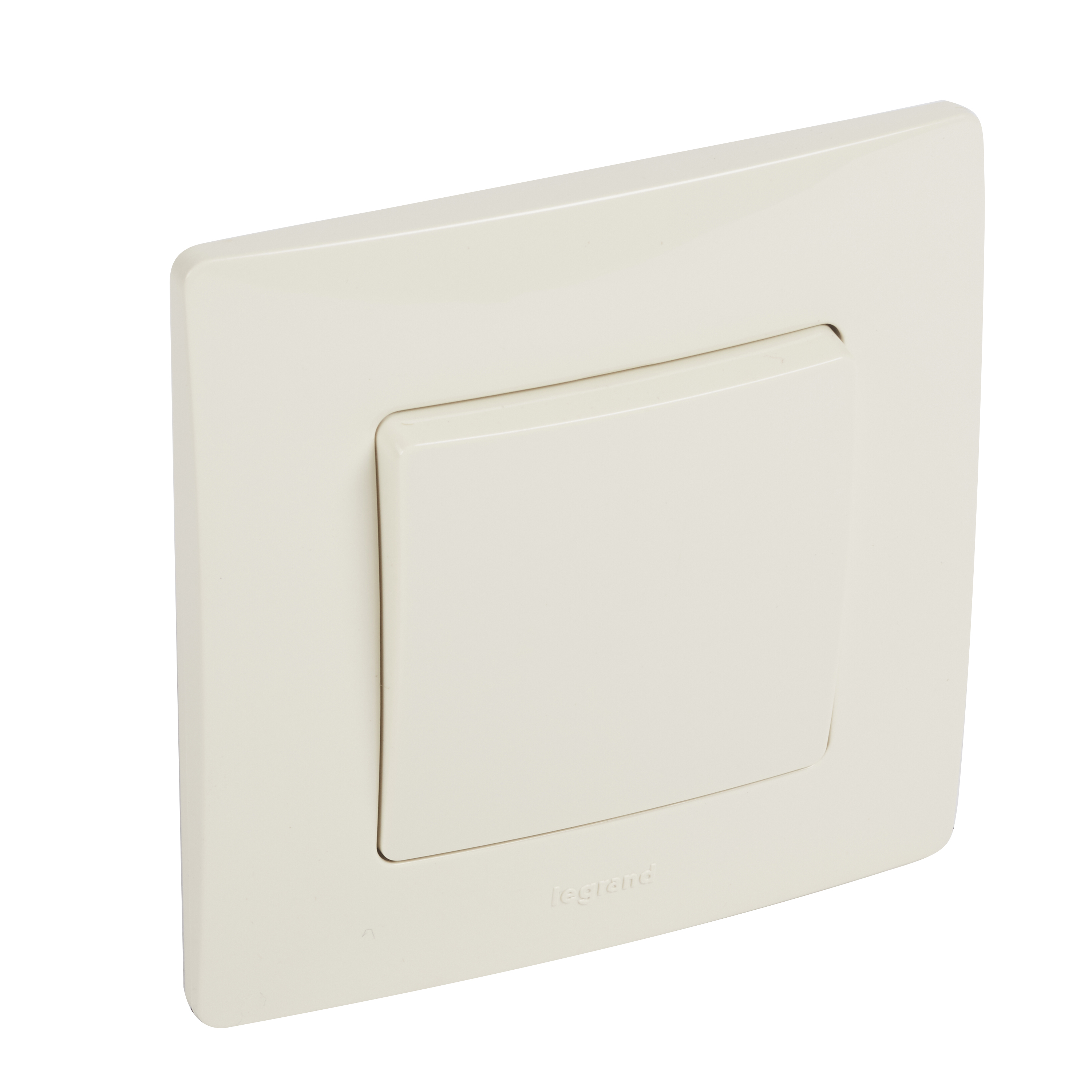 Ключ девиаторен с рамка 10A 250V Крем /блистер/ - Legrand Niloe 396451