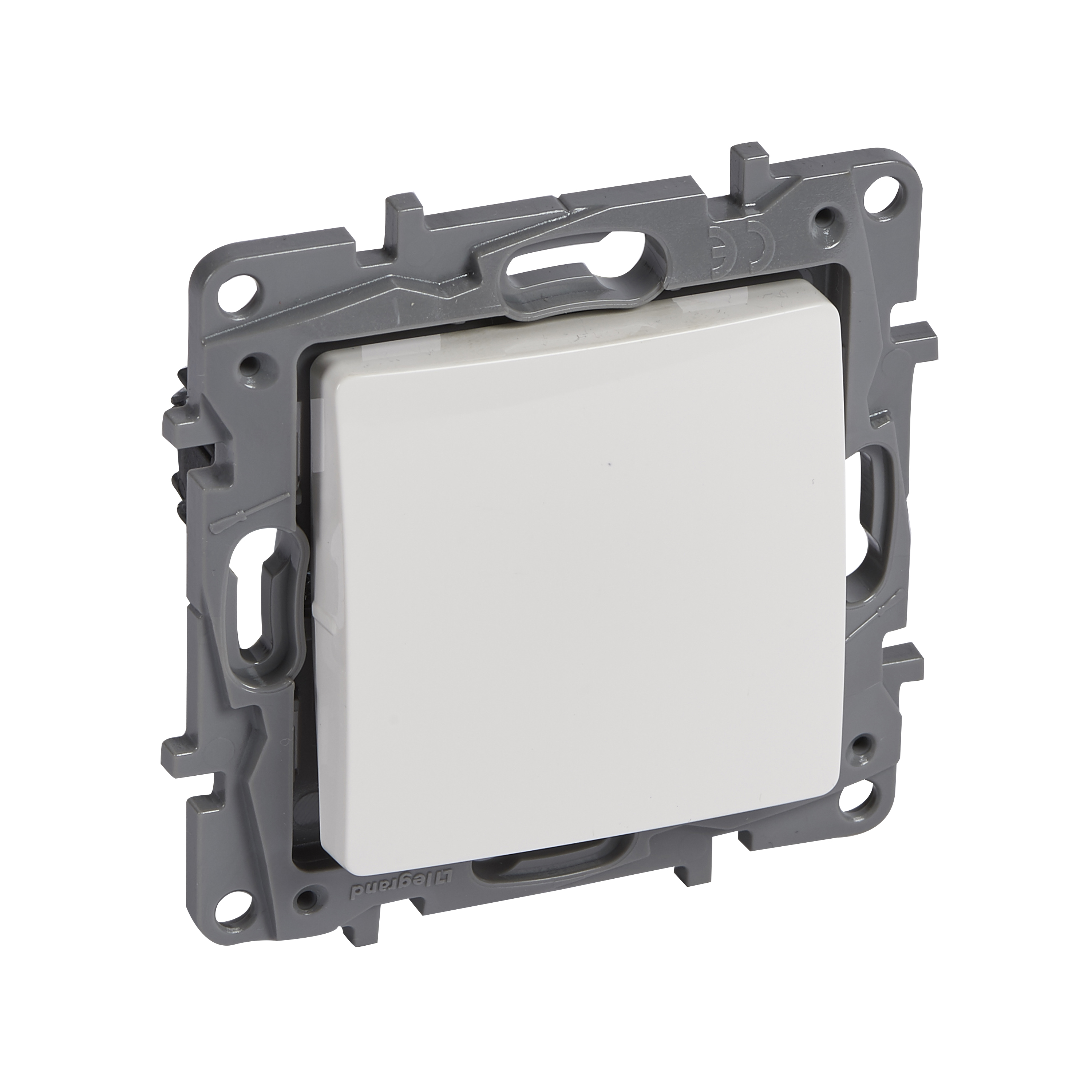 Ключ девиаторен без рамка 10A 250V Бял /блистер/ ДО ИЗЧЕРПВАНЕ - Legrand Niloe 396701