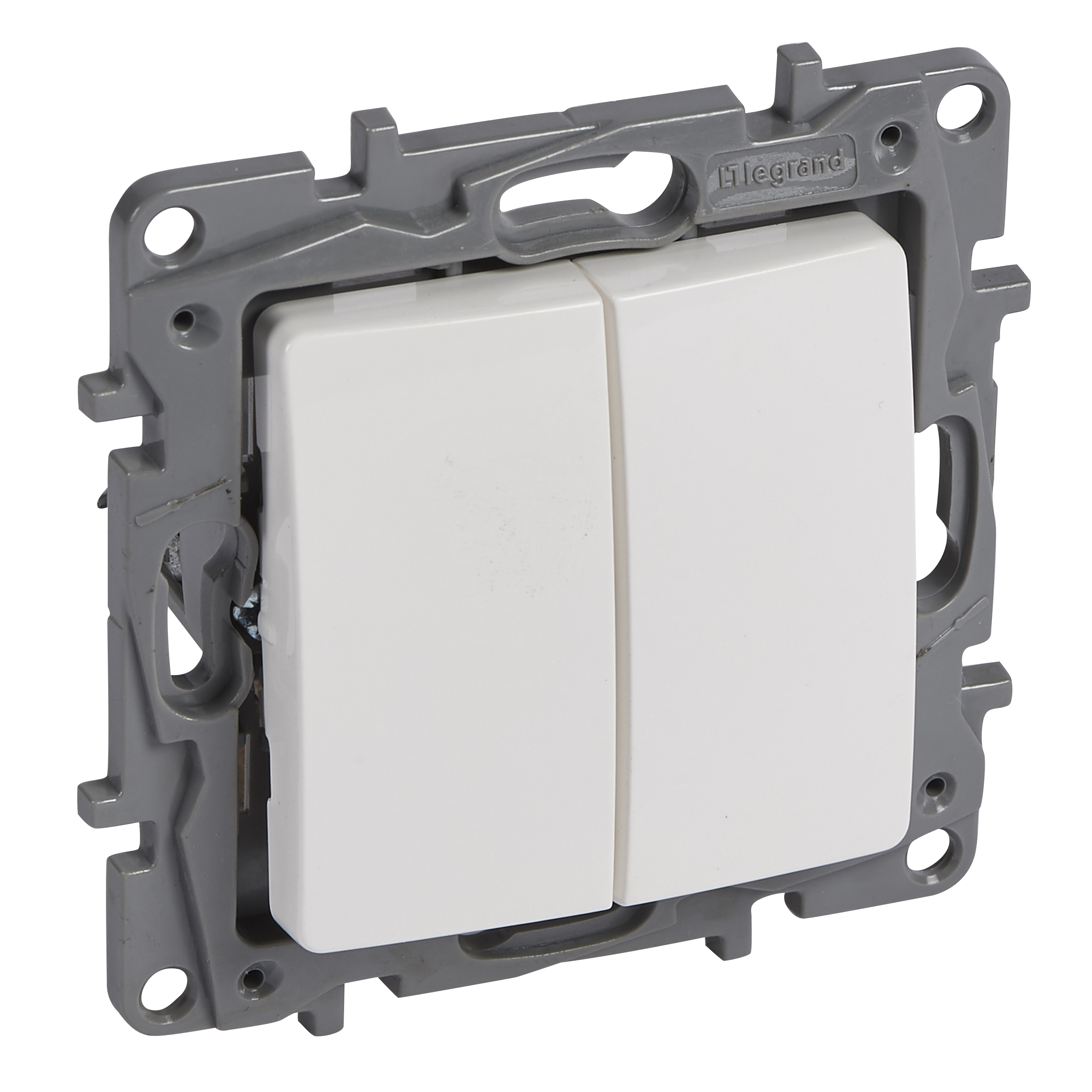 Бутон сериен 6А Бял - Legrand Niloe 764508