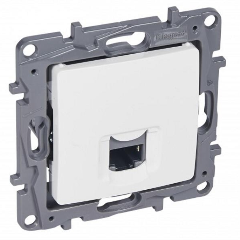 Розетка 1xRJ45 Cat. 6 FTP Бял - Legrand Niloe 764577