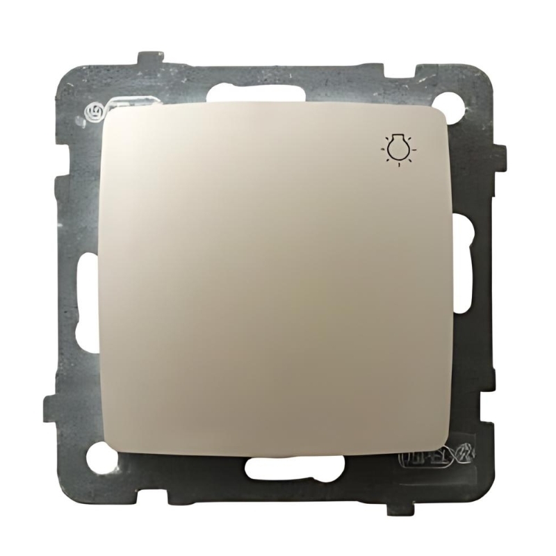Бутон символ Осветление 10А Крем перла - OSPEL Karo LP-5S/m/42