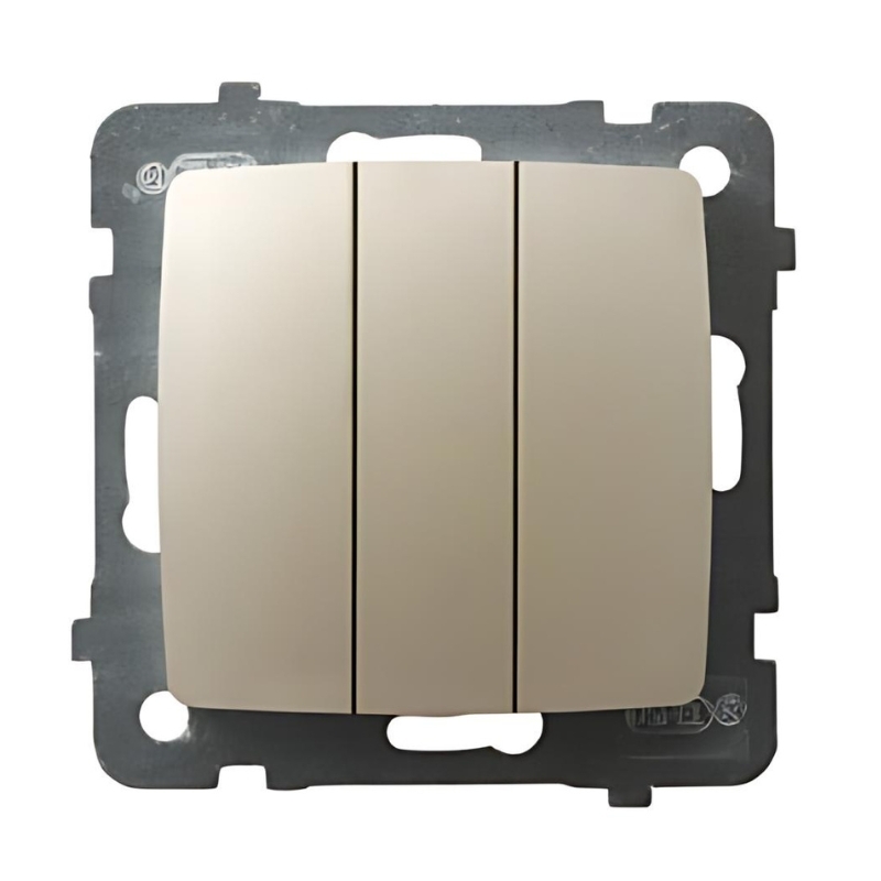 Троен ключ 10А Крем перла - OSPEL Karo LP-13S/m/42