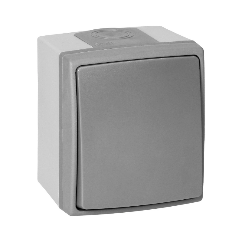 Ключ еднополюсен ОМ 10A IP55 Сив - ORNO Aquatic Pro OR-OE-7400/GR