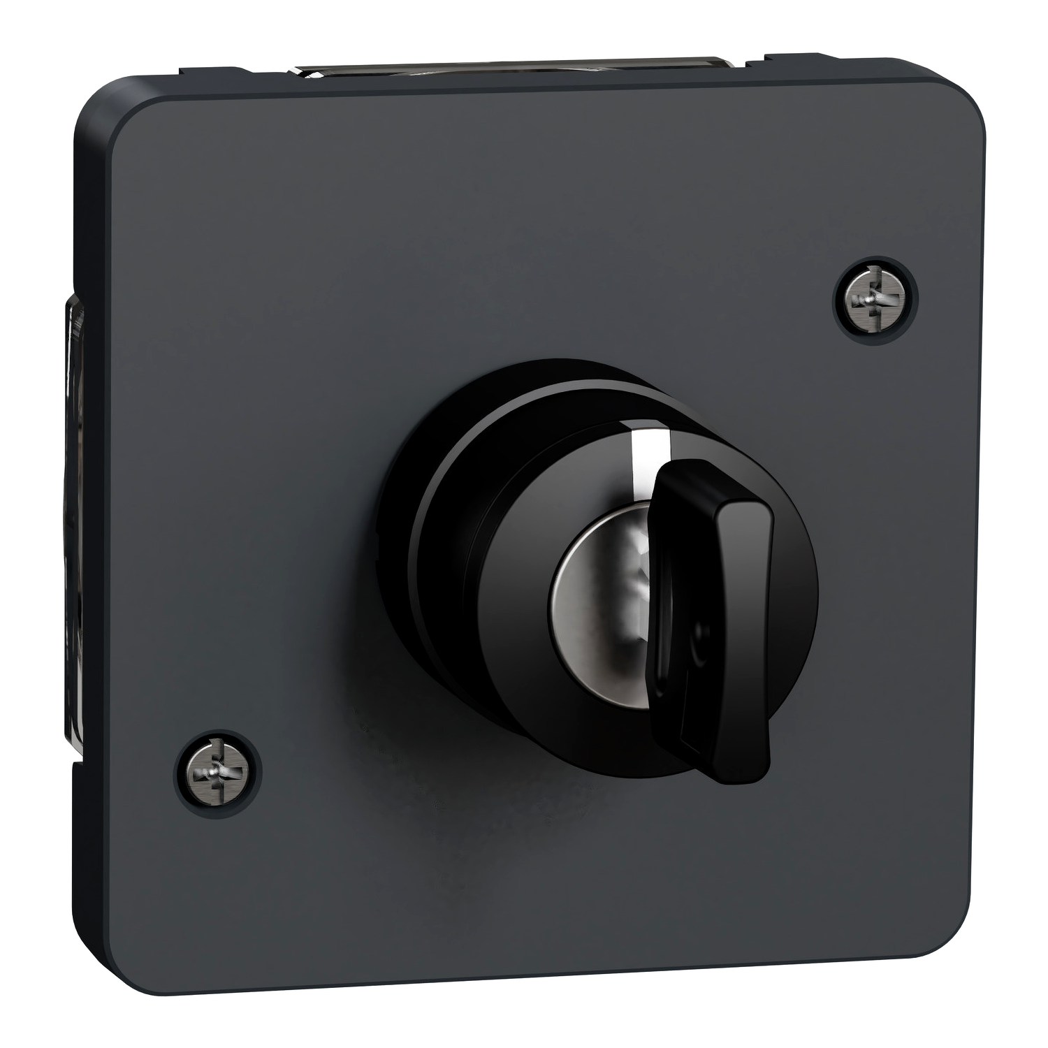 Превключвател с ключ 3-позиционен механизъм IP55 Антрацит - SCHNEIDER ELECTRIC Mureva Styl MUR35061