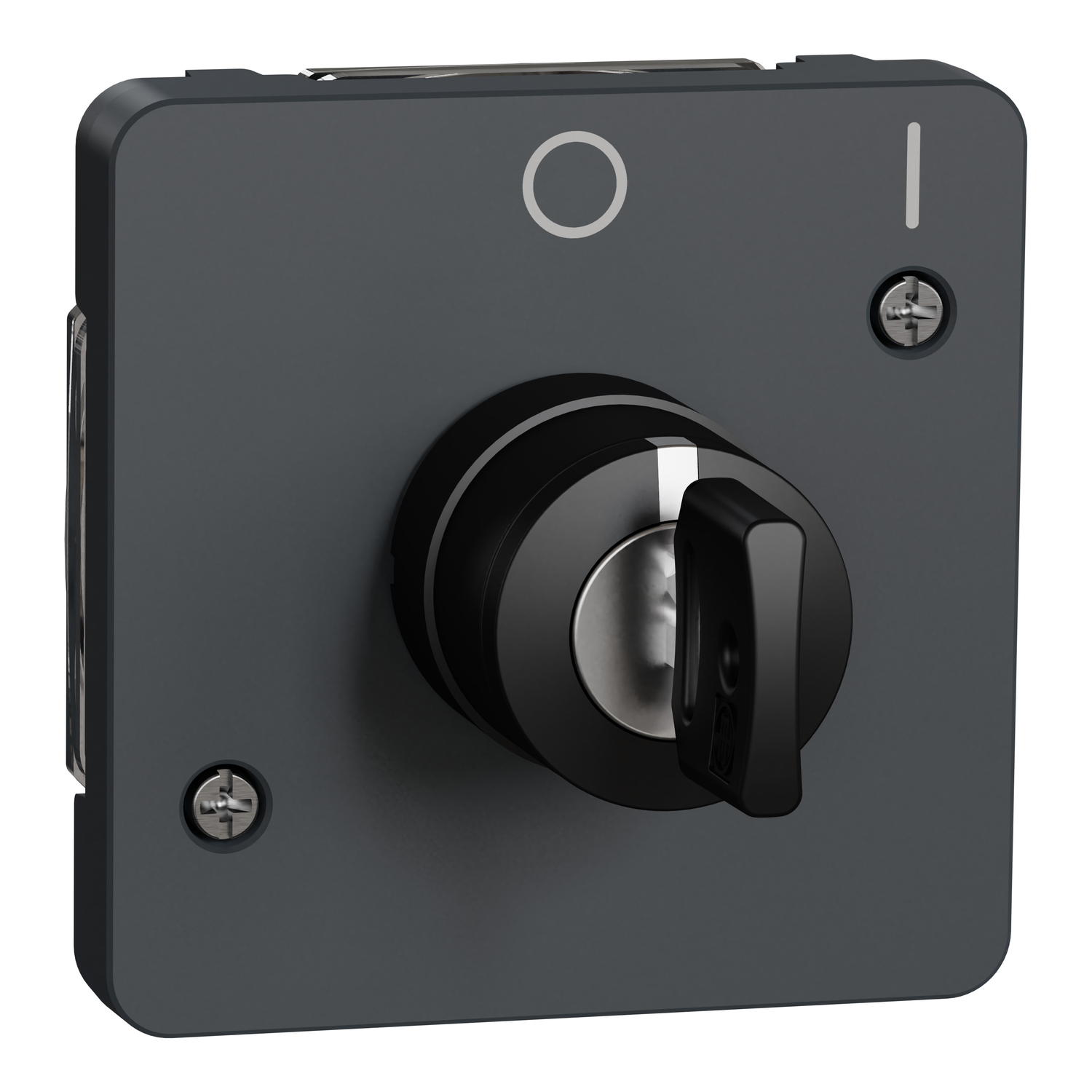 Превключвател с ключ 2-позиционен механизъм IP55 Антрацит - SCHNEIDER ELECTRIC Mureva Styl MUR35062