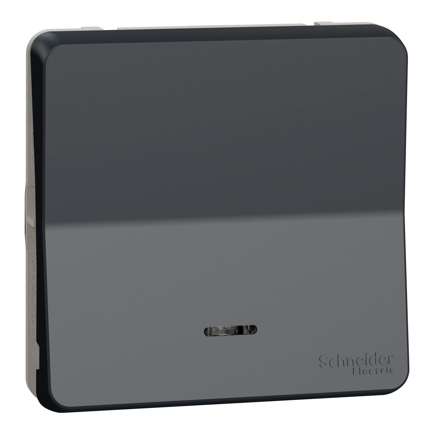 Лихт бутон с индикатор механизъм 10A IP55 Антрацит - SCHNEIDER ELECTRIC Mureva Styl MUR35127