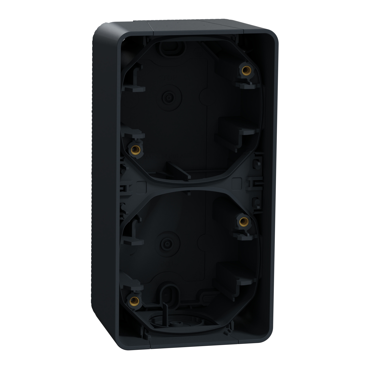 Рамка 2x Антрацит, вертикална, за открит монтаж IP55 - SCHNEIDER ELECTRIC Mureva Styl MUR37912