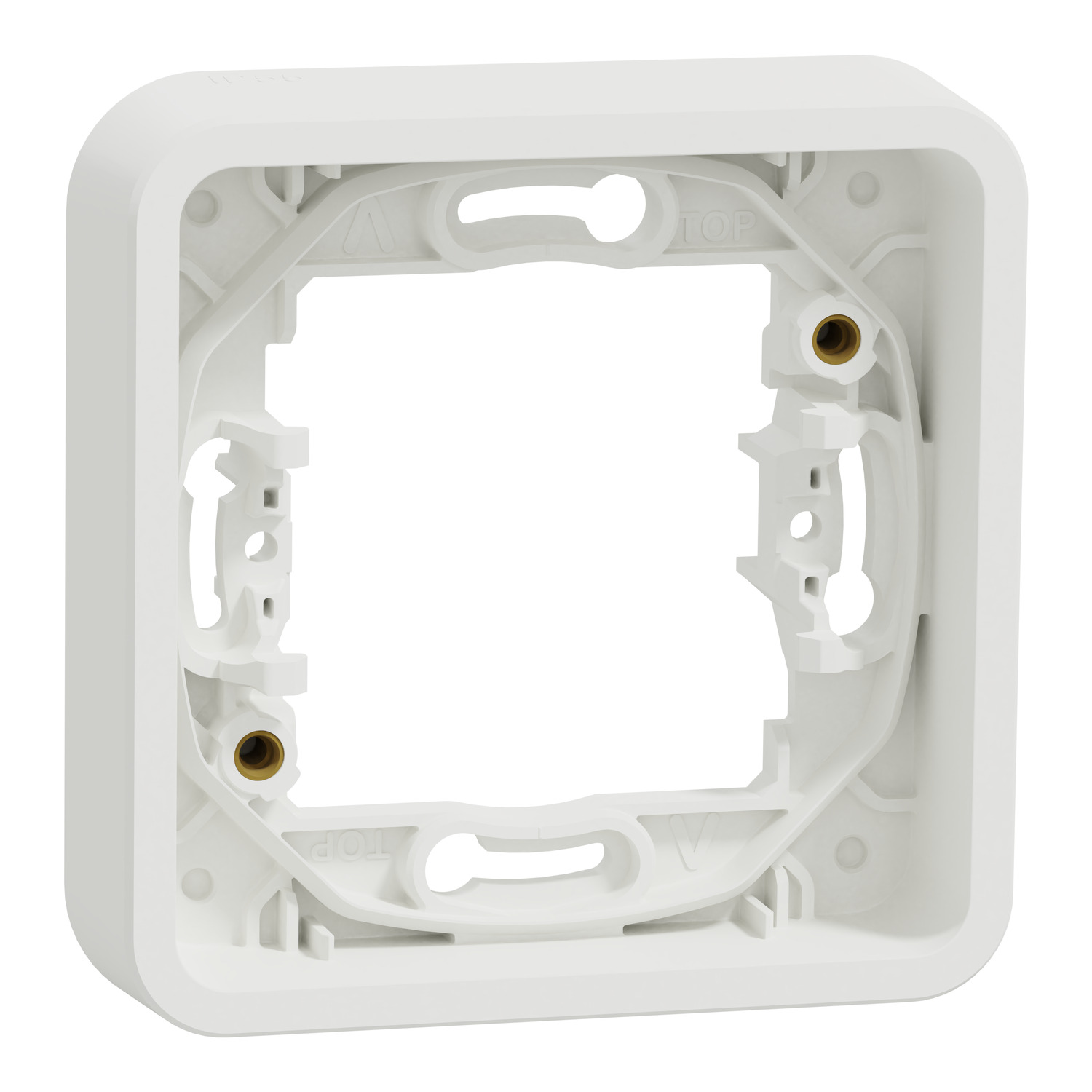 Рамка 1x Бял, за скрит монтаж IP55 - SCHNEIDER ELECTRIC Mureva Styl MUR39107