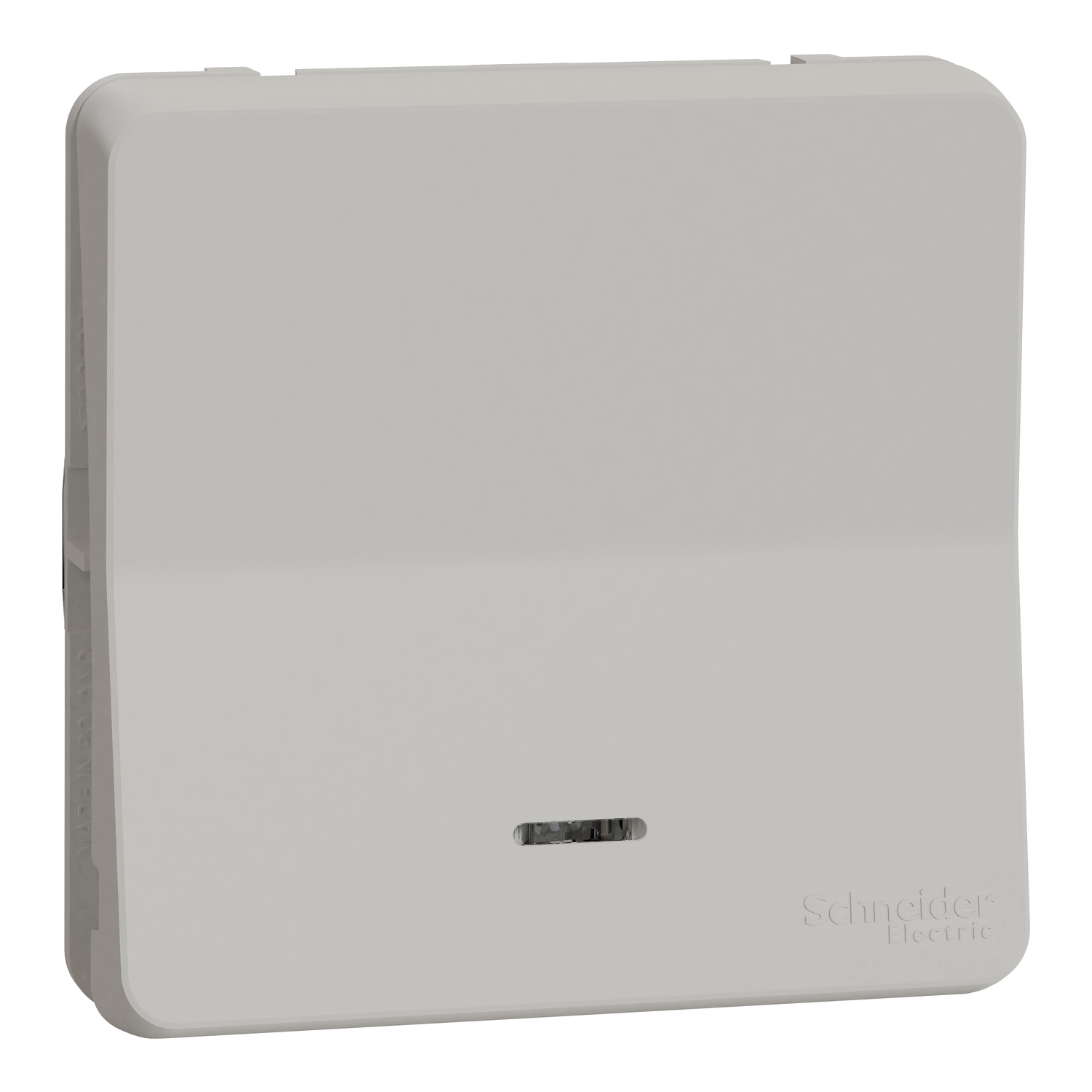 Лихт бутон с индикатор механизъм 10A IP55 Бял - SCHNEIDER ELECTRIC Mureva Styl MUR39127