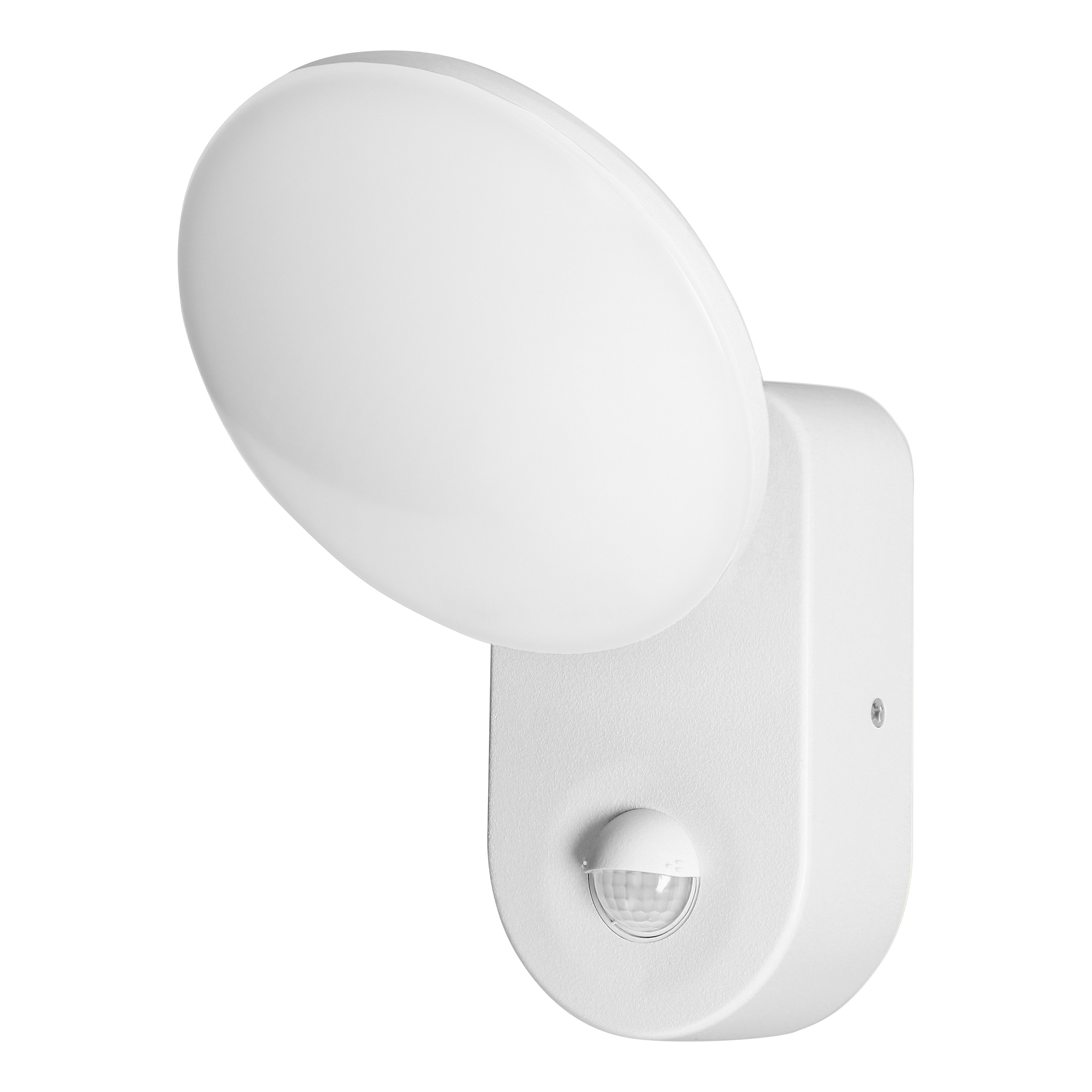 LED декоративен аплик 15W 1100lm 4000K, Ra>80, IP54, с PIR 140°, с възможност за регулиране на главата, бял - ORNO RIOLIT AD-OP-6206WLPMR4