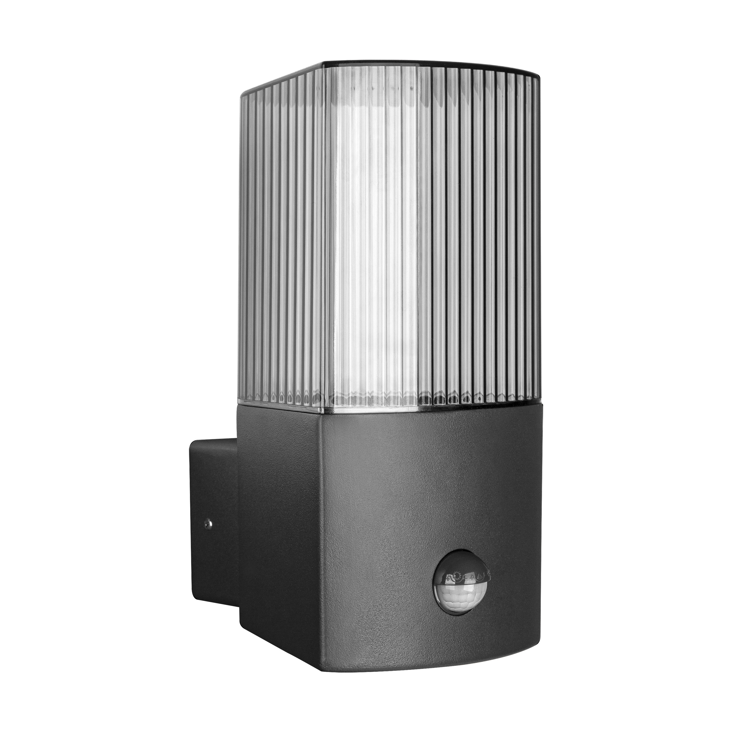 Декоративен аплик PEONIA за LED крушка E27, max. 15W,  с излъчване нагоре - UP, IP54, черен/амбър - ORNO PEONIA AD-OP-6581BE27PPR