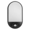 LED sconce with PIR, 10W 800lm 4000K, Ra>80, IP54, black - ORNO NEFRYT AD-OP-6110BLPMR4