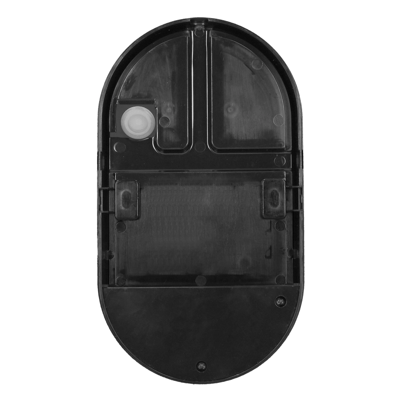 LED sconce with PIR, 10W 800lm 4000K, Ra>80, IP54, black - ORNO NEFRYT AD-OP-6110BLPMR4