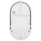 LED аплик-овал, с PIR, 10W 800lm 4000K, Ra>80, IP54, бял - ORNO NEFRYT AD-OP-6110WLPMR4