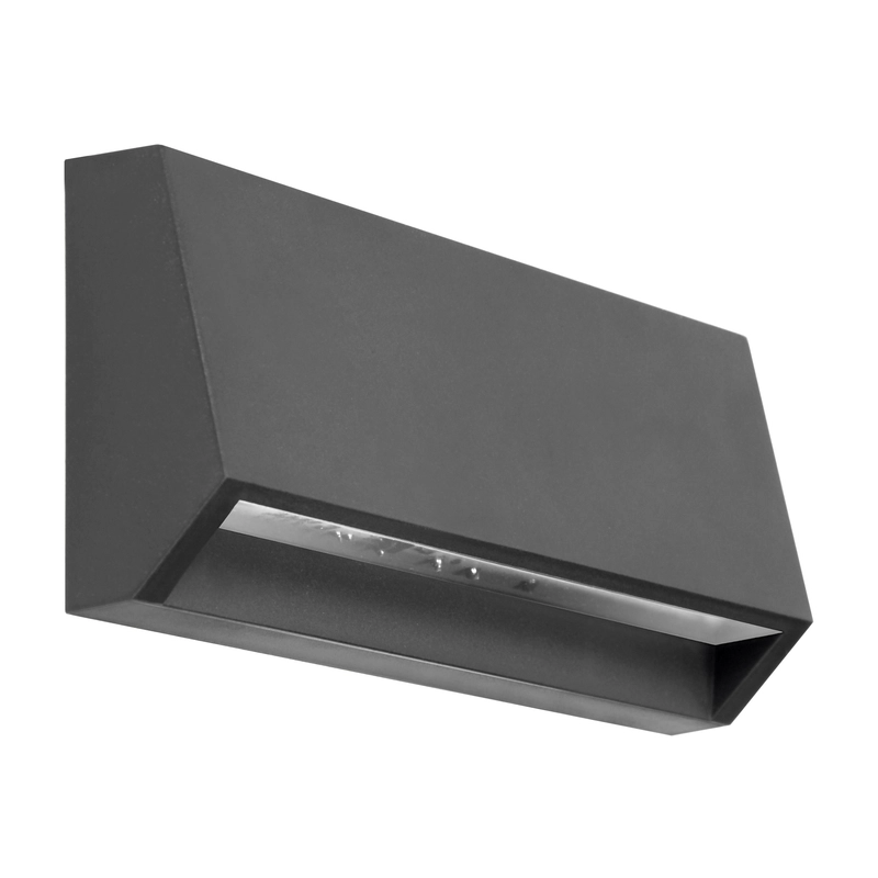 Декоративен осветител за стена 3W 170lm , Ra>80, IP65, дължина 160mm, сив - ORNO ENYE AD-OP-6191L4