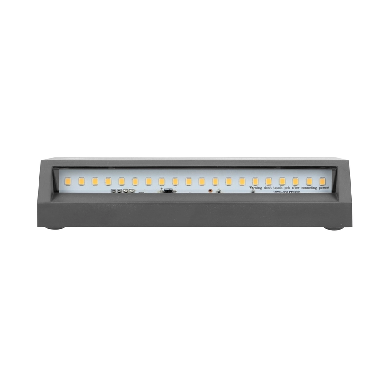 Декоративен осветител за стена 3W 170lm , Ra>80, IP65, дължина 160mm, сив - ORNO ENYE AD-OP-6191L4