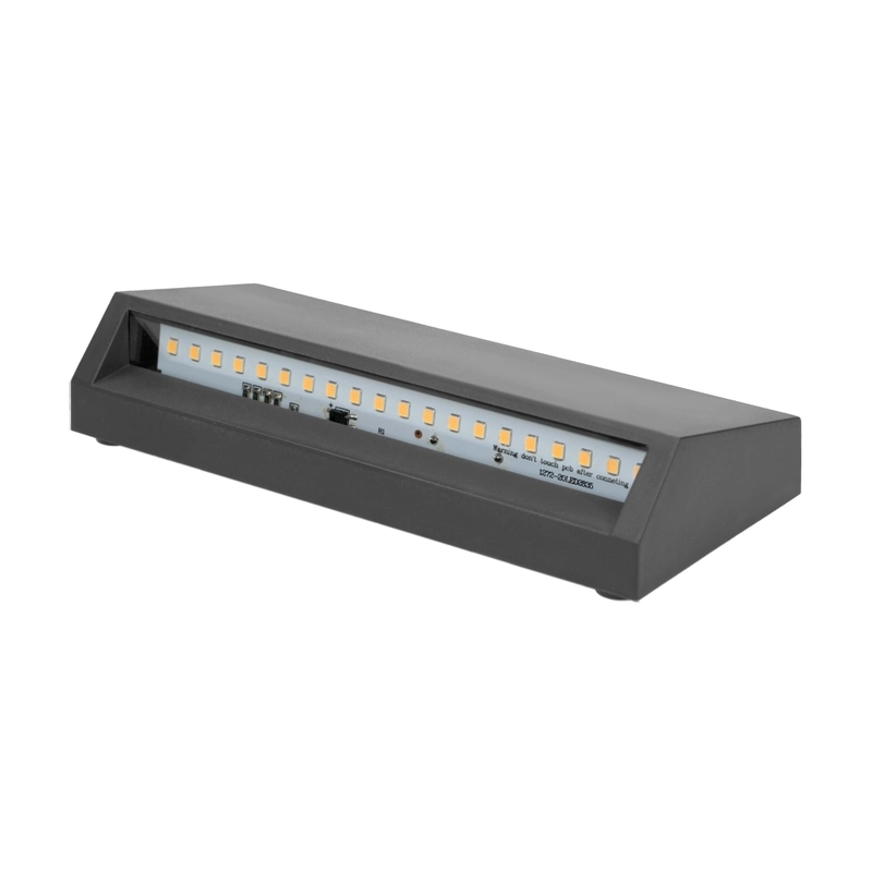 Декоративен осветител за стена 3W 170lm , Ra>80, IP65, дължина 160mm, сив - ORNO ENYE AD-OP-6191L4