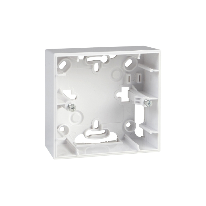 Конзола за открит монтаж Двумодулна Бял - SCHNEIDER ELECTRIC Unica Basic MGU8.002.18