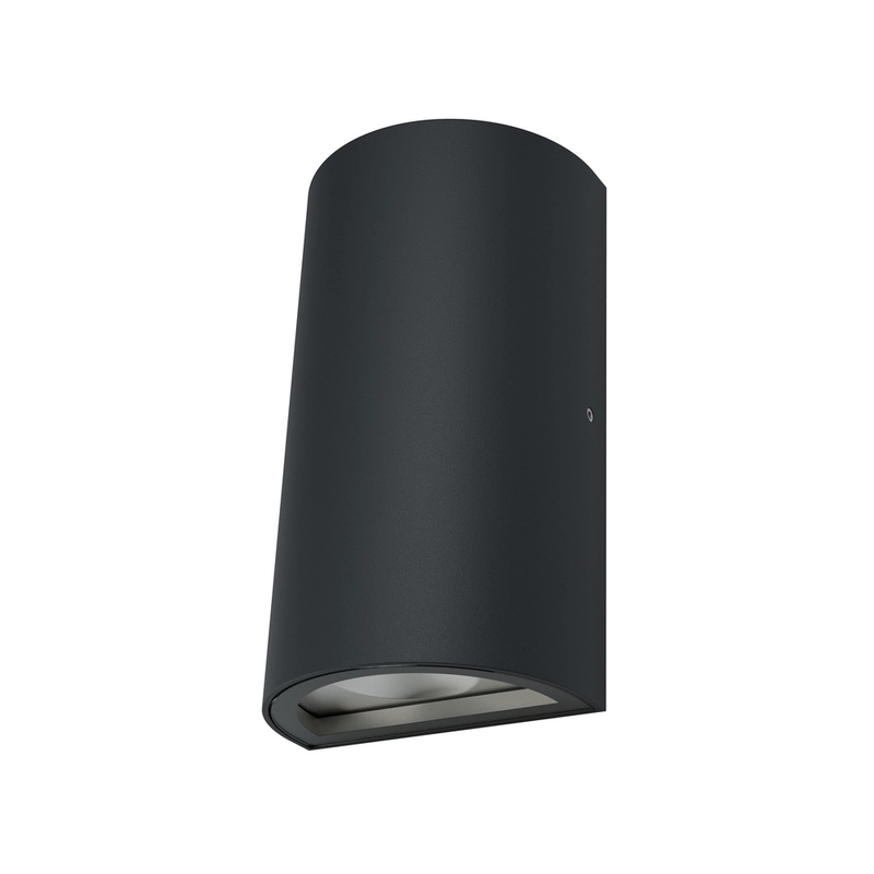 Фасаден осветител, ENDURA UP-DOWN, 12W 700lm 3000K Ra>80 100° 220V, монтаж Стена/Повърхностен, корпус Алуминий /цвят Тъмно сив, разсейвател Стъкло, IP44 - LEDVANCE ENDURA® STYLE UPDOWN 12W Dark Gray LED214057