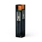 Градински осветител, ENDURA AMBER, с крушка E27, 220V, монтаж Земя /Повърхностен, корпус Алуминий /цвят Тъмно сив, разсейвател PC, IP44 - LEDVANCE Endura Classic Amber 50cm E27 Dark Gray LED835085