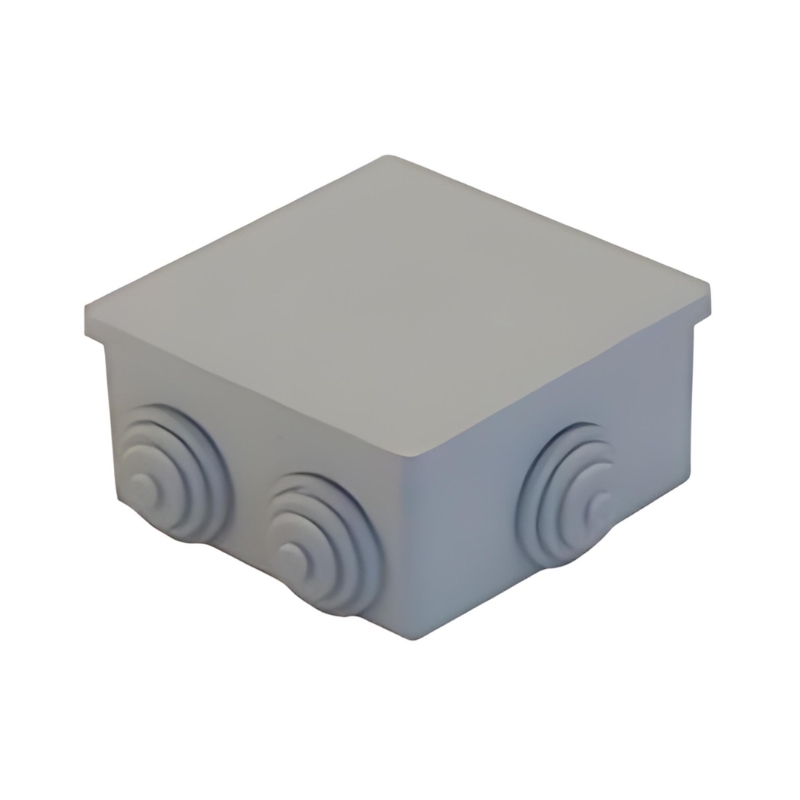 Разклонителна кутия открит монтаж 80x80 x40mm IP54 HF Сив - Courbi Watertight HF CR32-21073-808