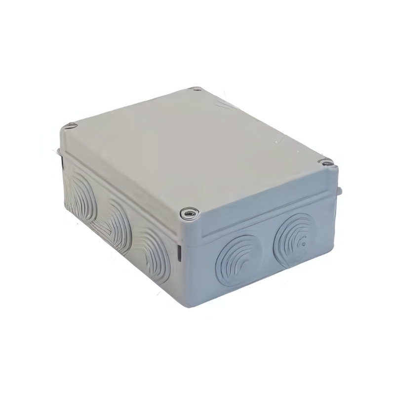 Разклонителна кутия открит монтаж 150x110 x70mm IP55 HF Сив капак с пластмаса винтове - Courbi Watertight HF CR32-21077-150
