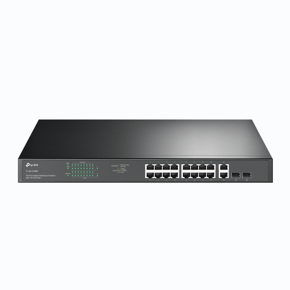 18-портов Gigabit Rackmount Switch с 16 PoE+ - Omada by TP-Link SG1218MP