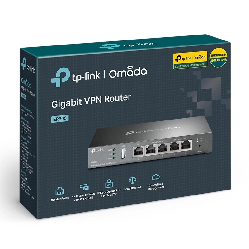 VPN Рутер Omada Gigabit - TP-Link ER605