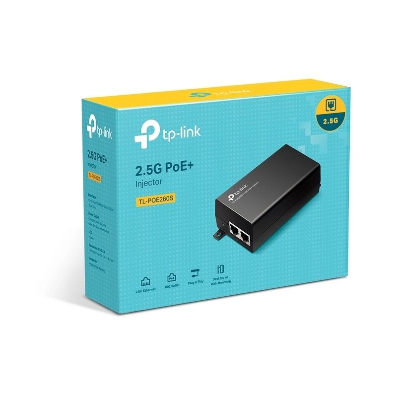 PoE Injector 2x2,5 Gbps порта - TP-Link TL-POE260S